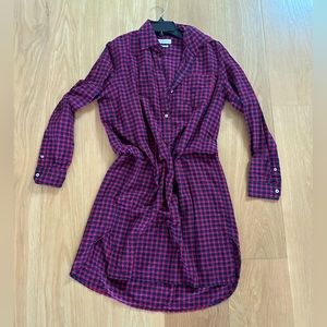 Isabel Marant - Flannel Plaid Shirt Dress - S/38